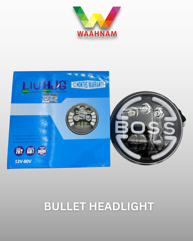 Bullet Headlight – Ride Like a Boss