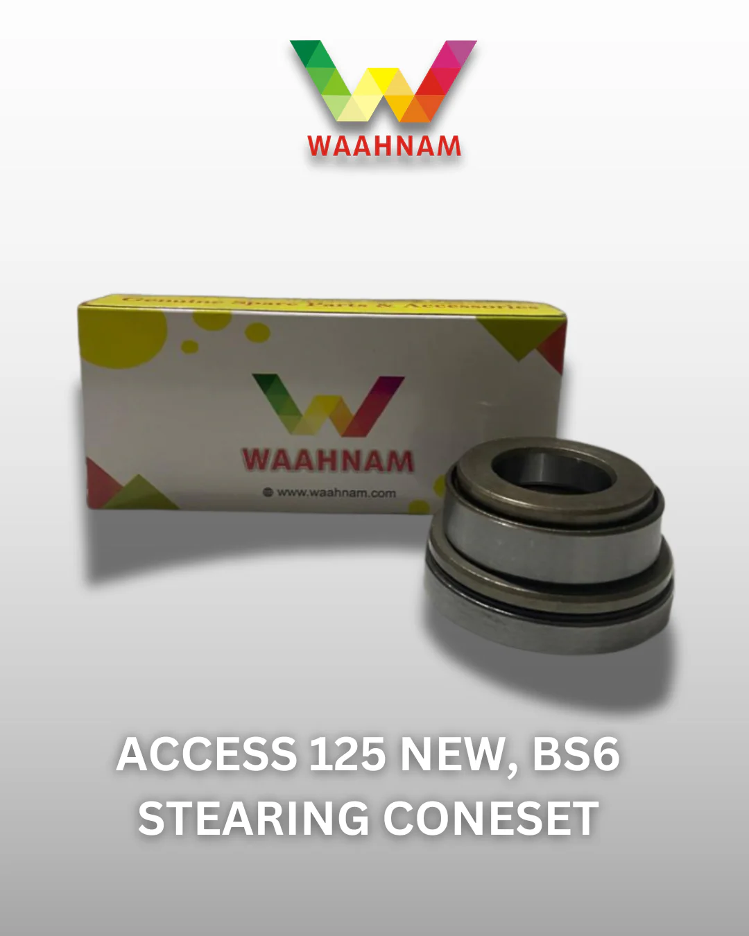Access 125 New / BS6 Steering Cone Set – Waahnam Genuine Parts Quantity(3set) - Image 2