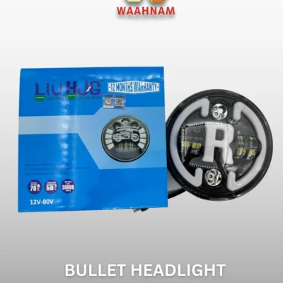 BOSS “R” Bullet Headlight – 12V–80V | Stylish & Super Bright LED