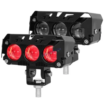LIU HJG LED 3 lens fog lights for motorcycles and cars
