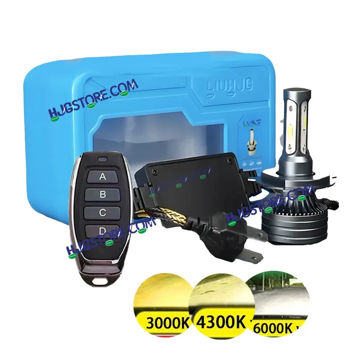 LIU HJG LED Headlight Bulb with a remote control. - Image 4