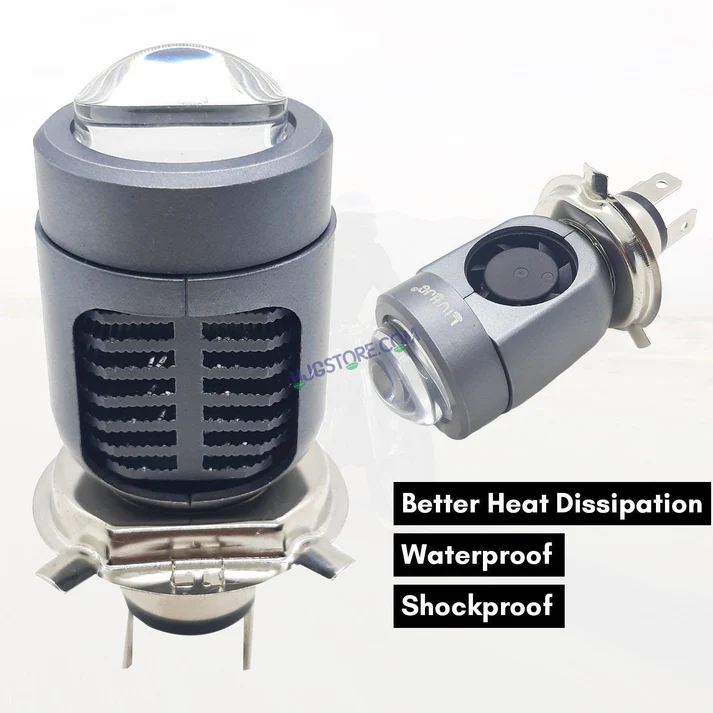 LIU HJG H4 LED Projector headlight Bulb WITH FAN